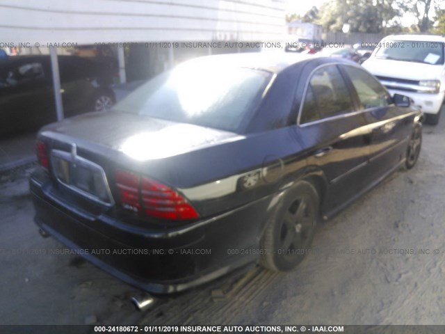 1LNHM87A92Y643967 - 2002 LINCOLN LS BLACK photo 4