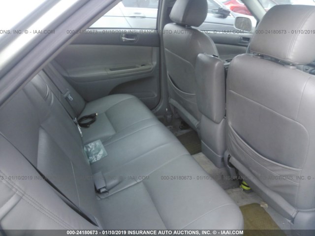 4T1BE32K33U181291 - 2003 TOYOTA CAMRY LE/XLE/SE SILVER photo 8
