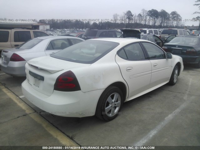 2G2WP552481162070 - 2008 PONTIAC GRAND PRIX თეთრი ფოტო 4