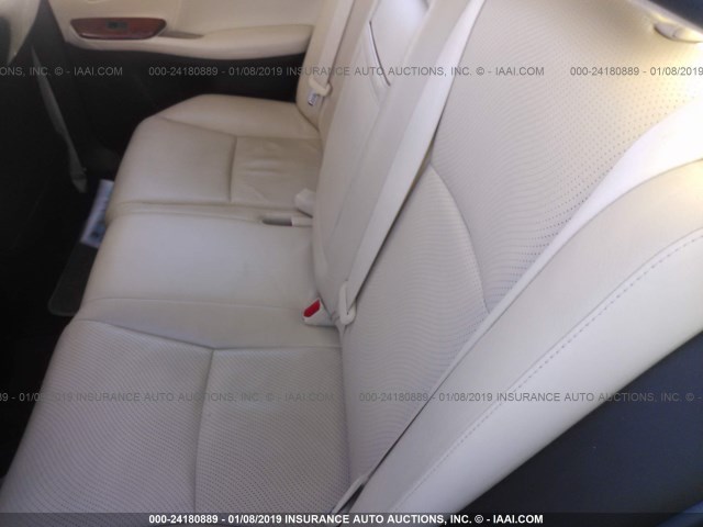 JTHBB1BA6A2036780 - 2010 LEXUS HS 250H RED photo 8