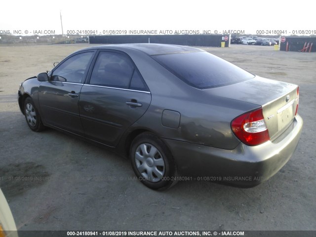 4T1BE32K64U934894 - 2004 TOYOTA CAMRY LE/XLE/SE GOLD photo 3