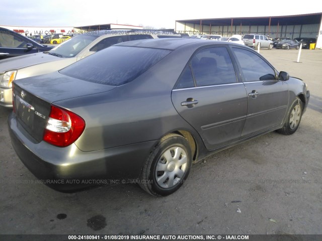 4T1BE32K64U934894 - 2004 TOYOTA CAMRY LE/XLE/SE GOLD photo 4