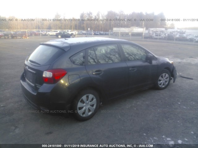 JF1GPAA66CH211136 - 2012 SUBARU IMPREZA GRAY photo 4