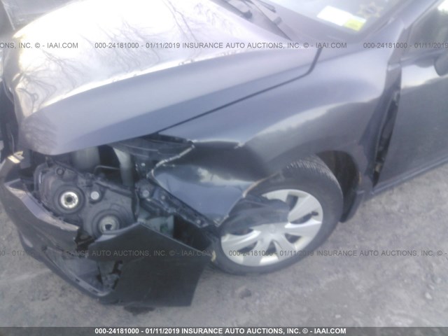 JF1GPAA66CH211136 - 2012 SUBARU IMPREZA GRAY photo 6