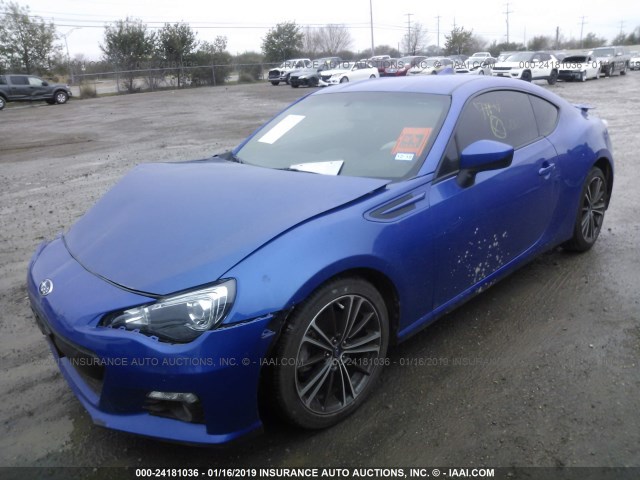 JF1ZCAC1XG8601667 - 2016 SUBARU BRZ 2.0 LIMITED/BLUE.SERIES BLUE photo 2