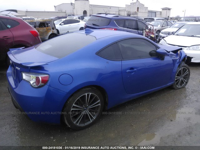 JF1ZCAC1XG8601667 - 2016 SUBARU BRZ 2.0 LIMITED/BLUE.SERIES BLUE photo 4