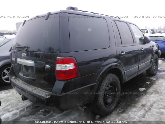 1FMJU2A52EEF02044 - 2014 FORD EXPEDITION LIMITED BLACK photo 4