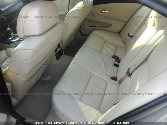 WBANW13508CZ83920 - 2008 BMW 535 I GOLD photo 8