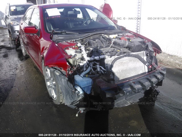 3FAHP0JG0AR170666 - 2010 FORD FUSION SEL RED photo 6