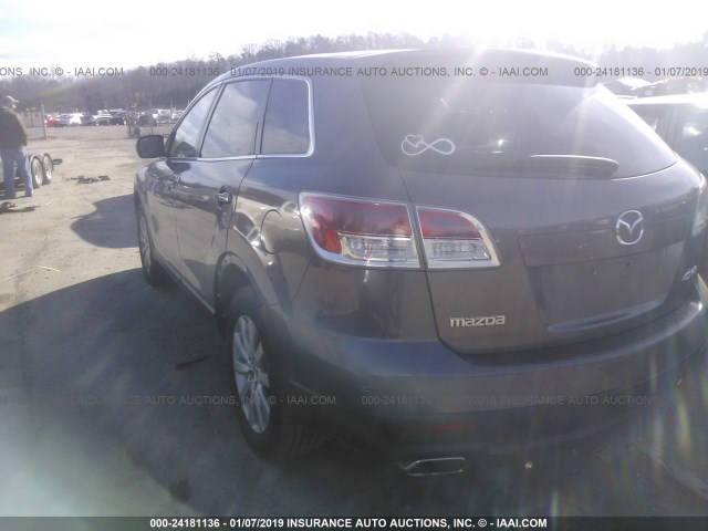 JM3TB28Y770107187 - 2007 MAZDA CX-9 GRAY photo 3