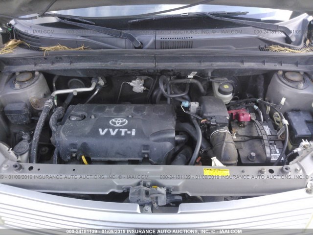 JTLKT324250181714 - 2005 TOYOTA SCION XB 灰色 照片 10
