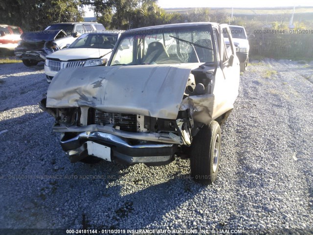 1FTCR10A7NTA49591 - 1992 FORD RANGER BEIGE photo 6