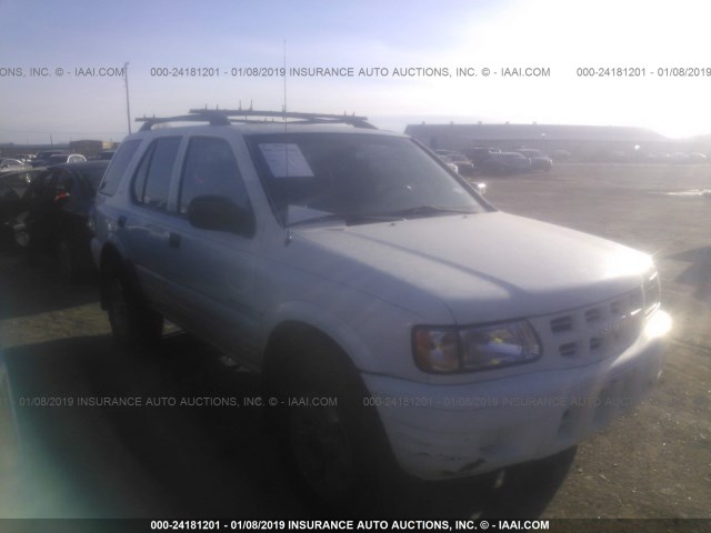 4S2CK58W414304931 - 2001 ISUZU RODEO S/LS/LSE WHITE photo 1