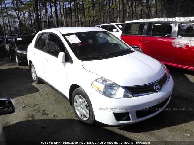 3N1BC1AP5BL389874 - 2011 NISSAN VERSA S/SL WHITE photo 1