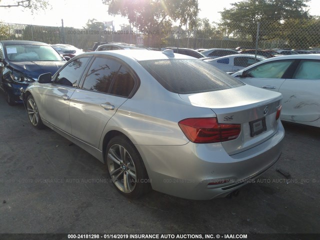 WBA8E9C59GK648853 - 2016 BMW 328 I SULEV 银色 照片 3