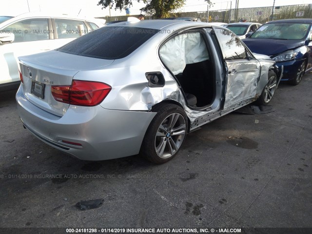WBA8E9C59GK648853 - 2016 BMW 328 I SULEV 银色 照片 4