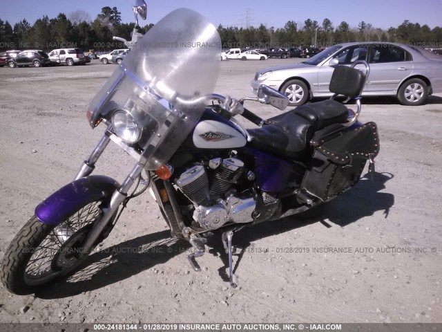 JH2PC2141SM200696 - 1995 HONDA VT600 CD PURPLE photo 2