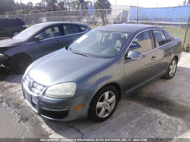 3VWRZ81K08M092146 - 2008 VOLKSWAGEN JETTA SE/SEL GRAY photo 2