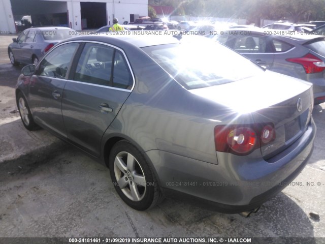 3VWRZ81K08M092146 - 2008 VOLKSWAGEN JETTA SE/SEL GRAY photo 3