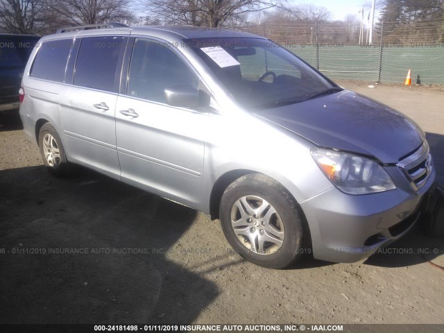 5FNRL38636B065492 - 2006 HONDA ODYSSEY EXL SILVER photo 1