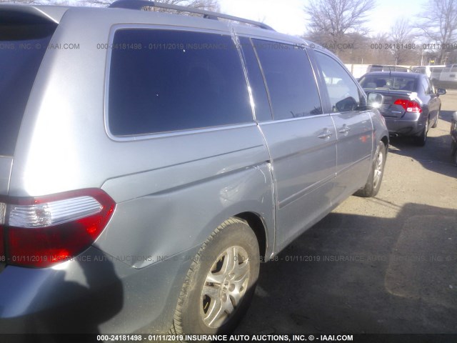 5FNRL38636B065492 - 2006 HONDA ODYSSEY EXL SILVER photo 6