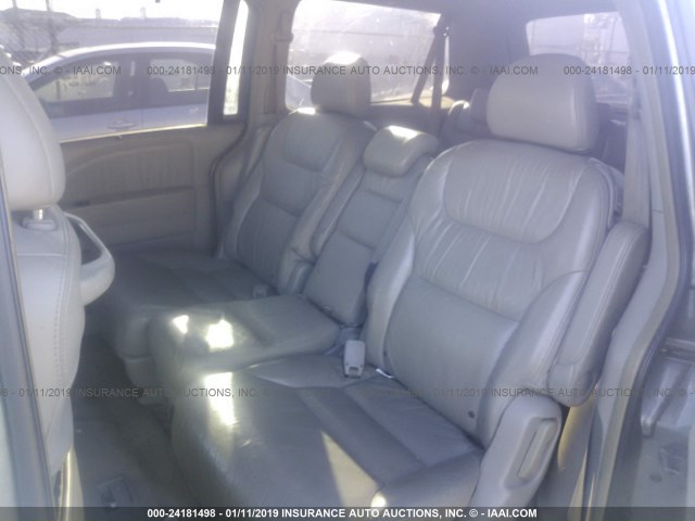 5FNRL38636B065492 - 2006 HONDA ODYSSEY EXL SILVER photo 8