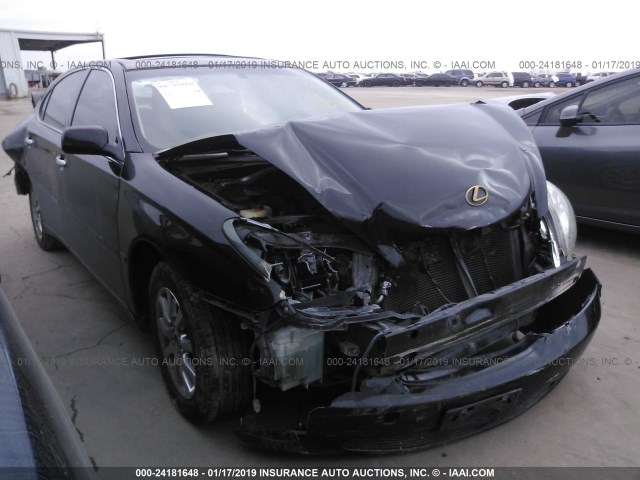 JTHBF30G720052006 - 2002 LEXUS ES 300 BLACK photo 1