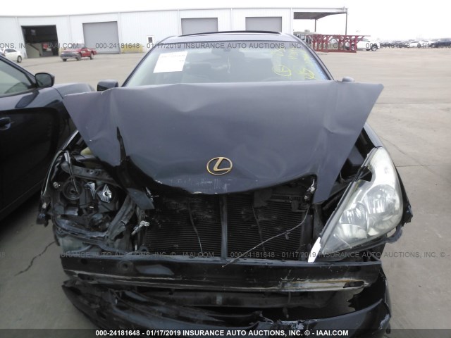 JTHBF30G720052006 - 2002 LEXUS ES 300 BLACK photo 10