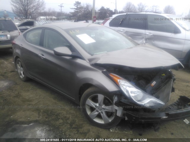 5NPDH4AE2DH351027 - 2013 HYUNDAI ELANTRA GLS/LIMITED BROWN photo 1