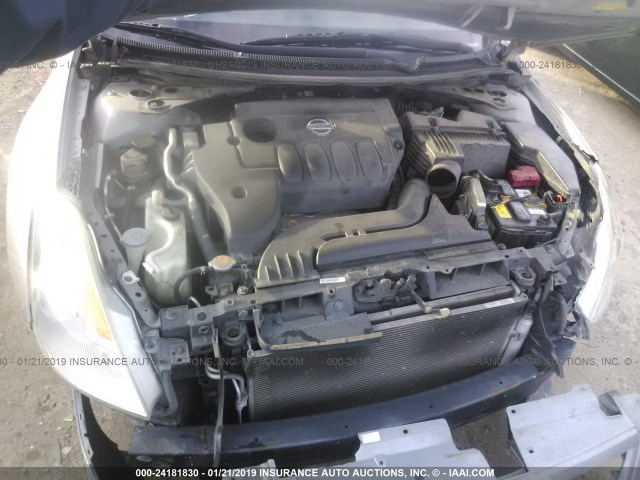 1N4AL24E78C205988 - 2008 NISSAN ALTIMA 2.5S GRAY photo 10