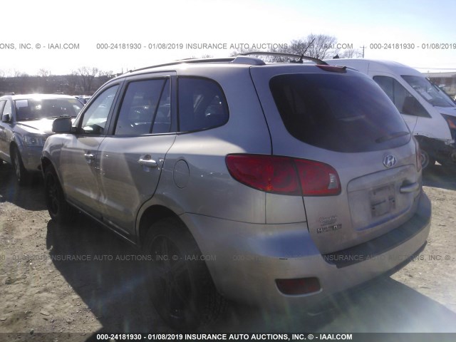 5NMSG13D37H057280 - 2007 HYUNDAI SANTA FE GLS GOLD photo 3