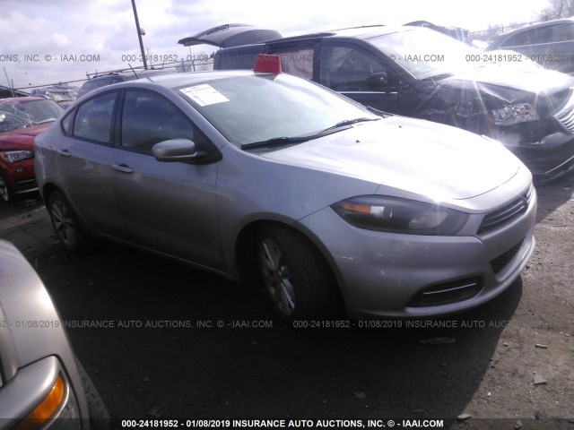 1C3CDFBB5ED724094 - 2014 DODGE DART SXT SILVER photo 1