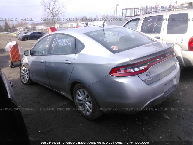 1C3CDFBB5ED724094 - 2014 DODGE DART SXT SILVER photo 3