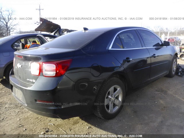 1G11B5SLXEF168826 - 2014 CHEVROLET MALIBU LS შავი ფოტო 4