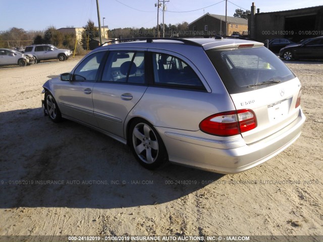 WDBUH83JX5X169212 - 2005 MERCEDES-BENZ E 500 4MATIC SILVER photo 3