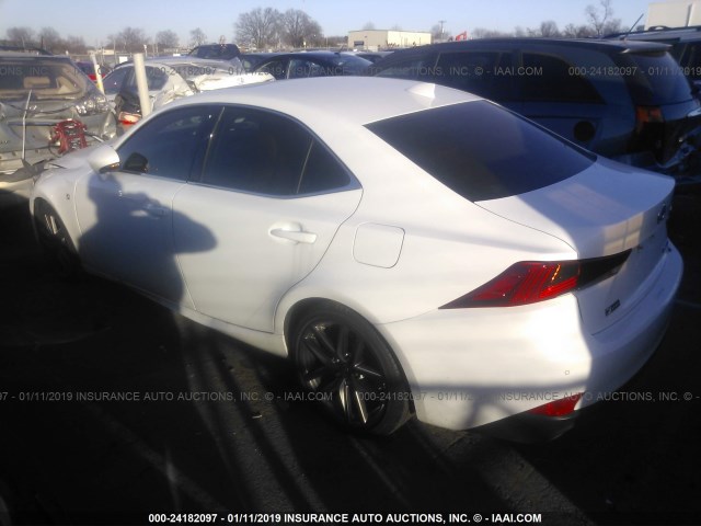 JTHBA1D29J5080361 - 2018 LEXUS IS 300 WHITE photo 3