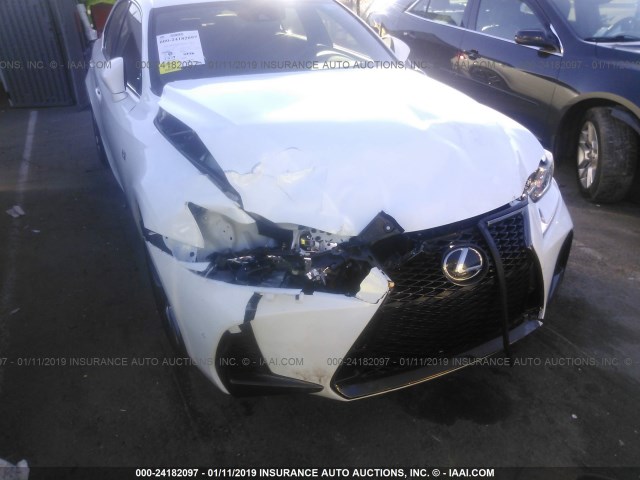 JTHBA1D29J5080361 - 2018 LEXUS IS 300 WHITE photo 6