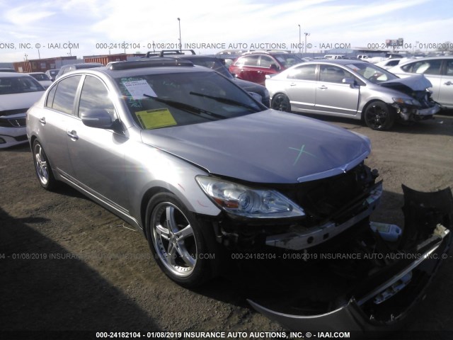 KMHGC4DF2AU094741 - 2010 HYUNDAI GENESIS 4.6L SILVER photo 1