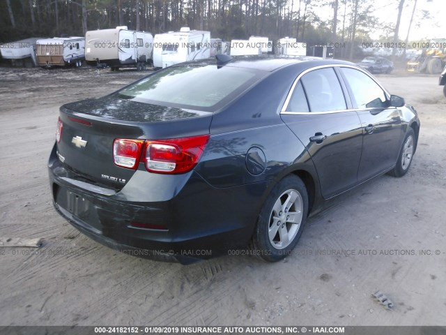 1G11B5SL4FF178284 - 2015 CHEVROLET MALIBU LS GRAY photo 4