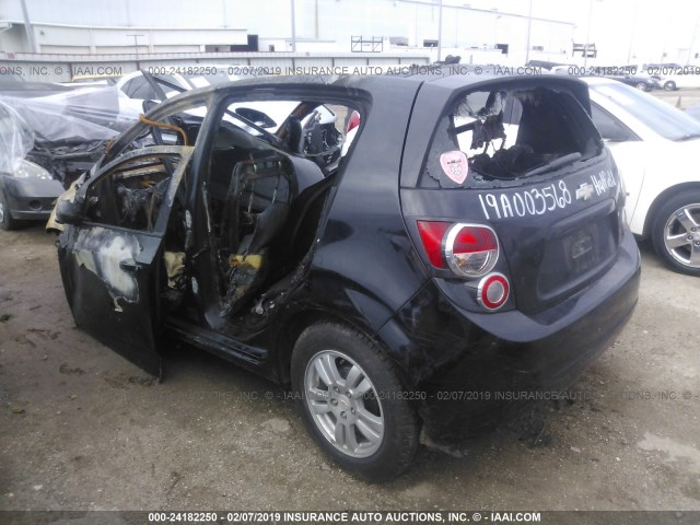 1G1JA6SHXC4174428 - 2012 CHEVROLET SONIC LS 蓝色 照片 3