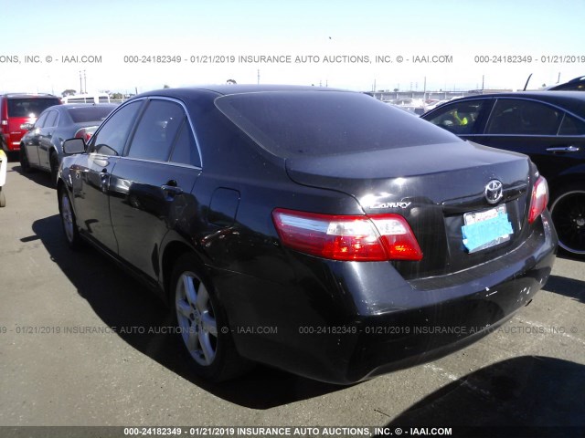 4T1BE46K09U848777 - 2009 TOYOTA CAMRY SE/LE/XLE BLACK photo 3