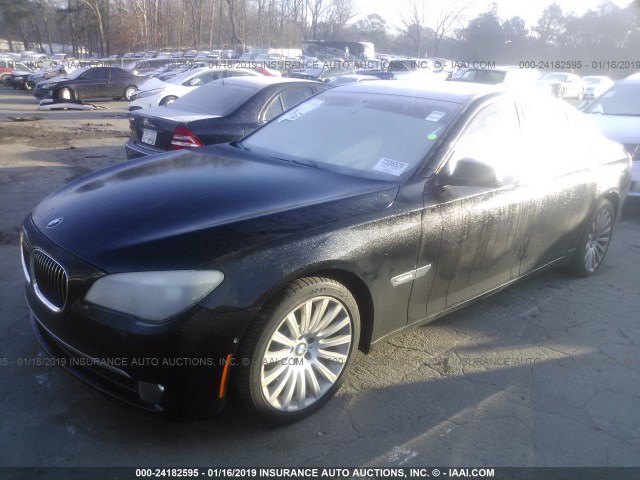 WBAKA83529CY33710 - 2009 BMW 750 I BLACK photo 2