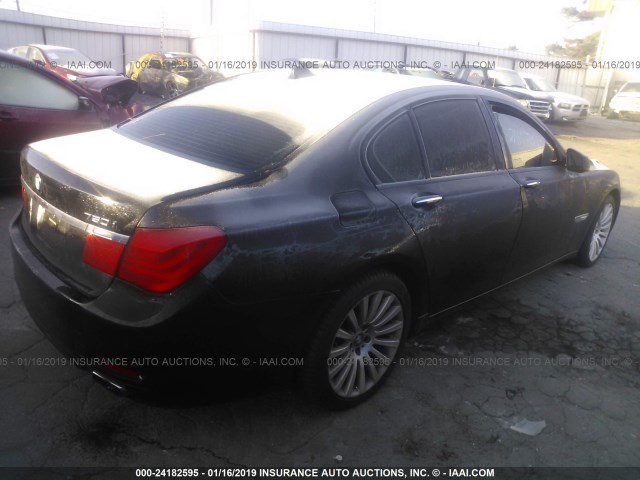 WBAKA83529CY33710 - 2009 BMW 750 I BLACK photo 4