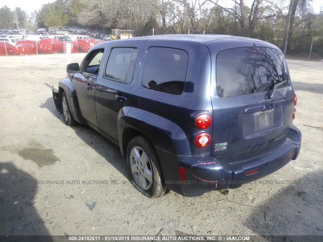 3GNBABDB7AS599347 - 2010 CHEVROLET HHR LT Dark Blue photo 3