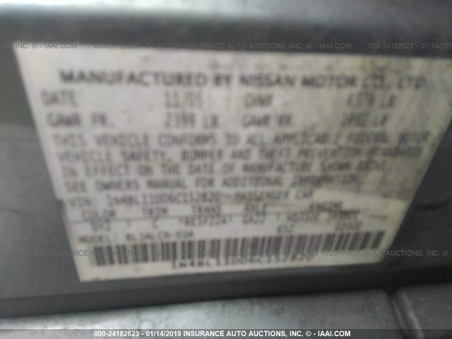 1N4BL11D06C152820 - 2006 NISSAN ALTIMA SE/SL/SE-R GREEN photo 9