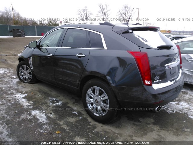 3GYFNEE33ES580883 - 2014 CADILLAC SRX LUXURY COLLECTION GRAY photo 3