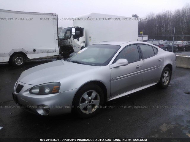 2G2WP552961230389 - 2006 PONTIAC GRAND PRIX ვერცხლისფერი ფოტო 2