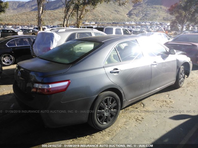 4T1BE46KX7U513362 - 2007 TOYOTA CAMRY NEW GENERAT CE/LE/XLE/SE GRAY photo 4