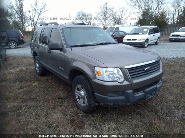 1FMEU72E66UB13928 - 2006 FORD EXPLORER XLS GRAY photo 1