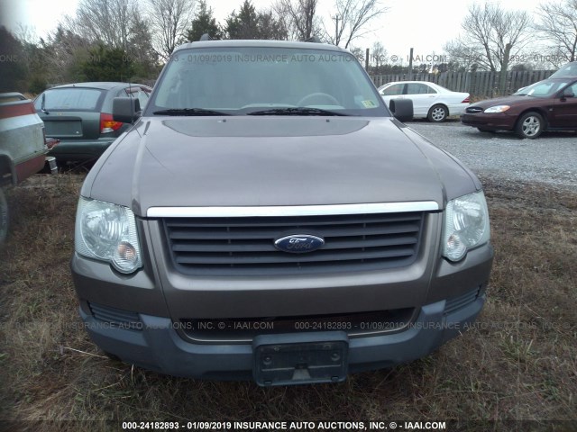 1FMEU72E66UB13928 - 2006 FORD EXPLORER XLS GRAY photo 6